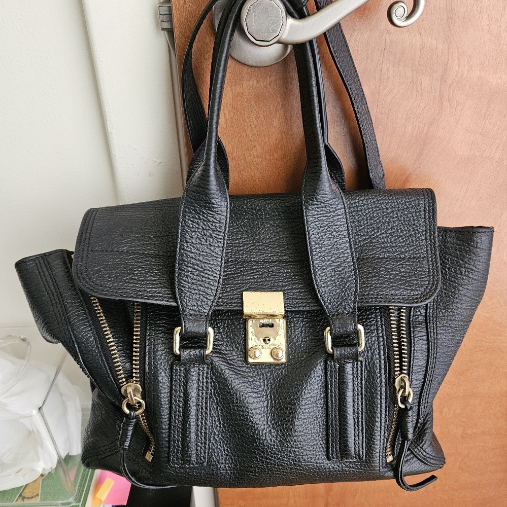 3.1 Phillip Lim Leather Pashli Medium Satchel